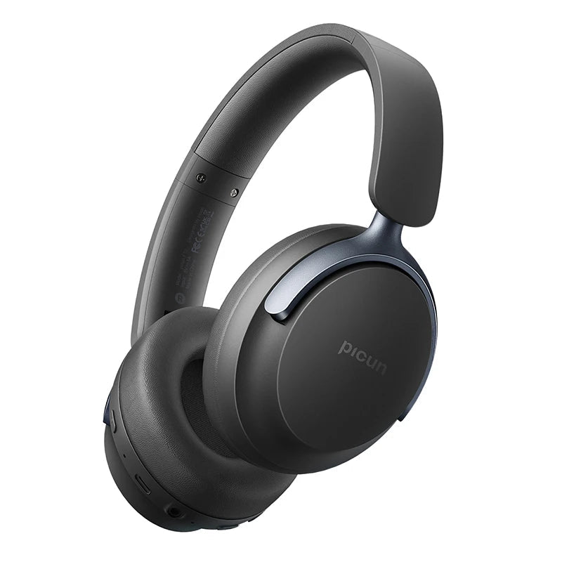 Picun NC60 Hybrid ANC Bluetooth 5.4 Over-Ear Headphones