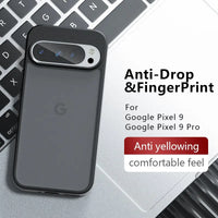 Frosted Matte Transparent Case with Soft Edge for Google Pixel 9 Series