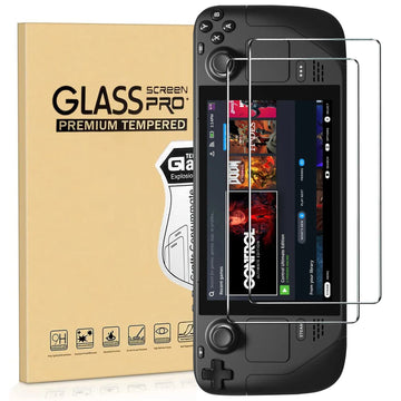 2-Pack Tempered Glass Protective Screen for Steam Deck