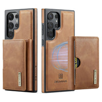 Samsung Galaxy S25 Series Magnetic Wallet Case with RFID Blocking Card Holder