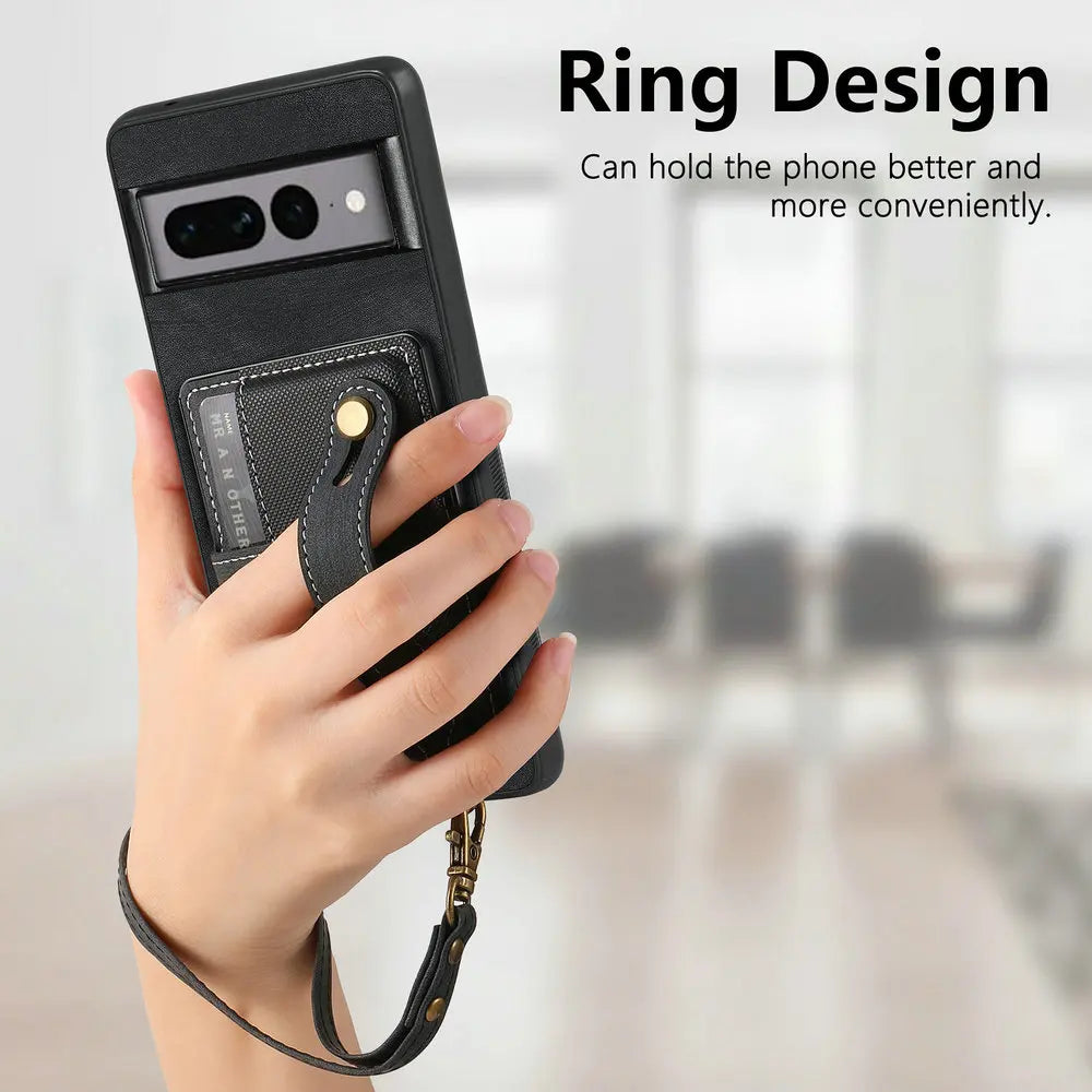 Wristband Leather Case for Google Pixel 8 Series