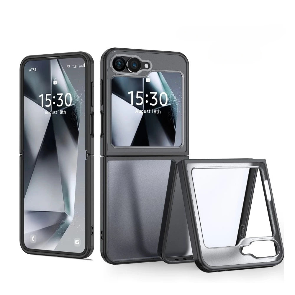 Transparent Silicone Soft Airbag Phone Case for Samsung Galaxy Z Flip 6