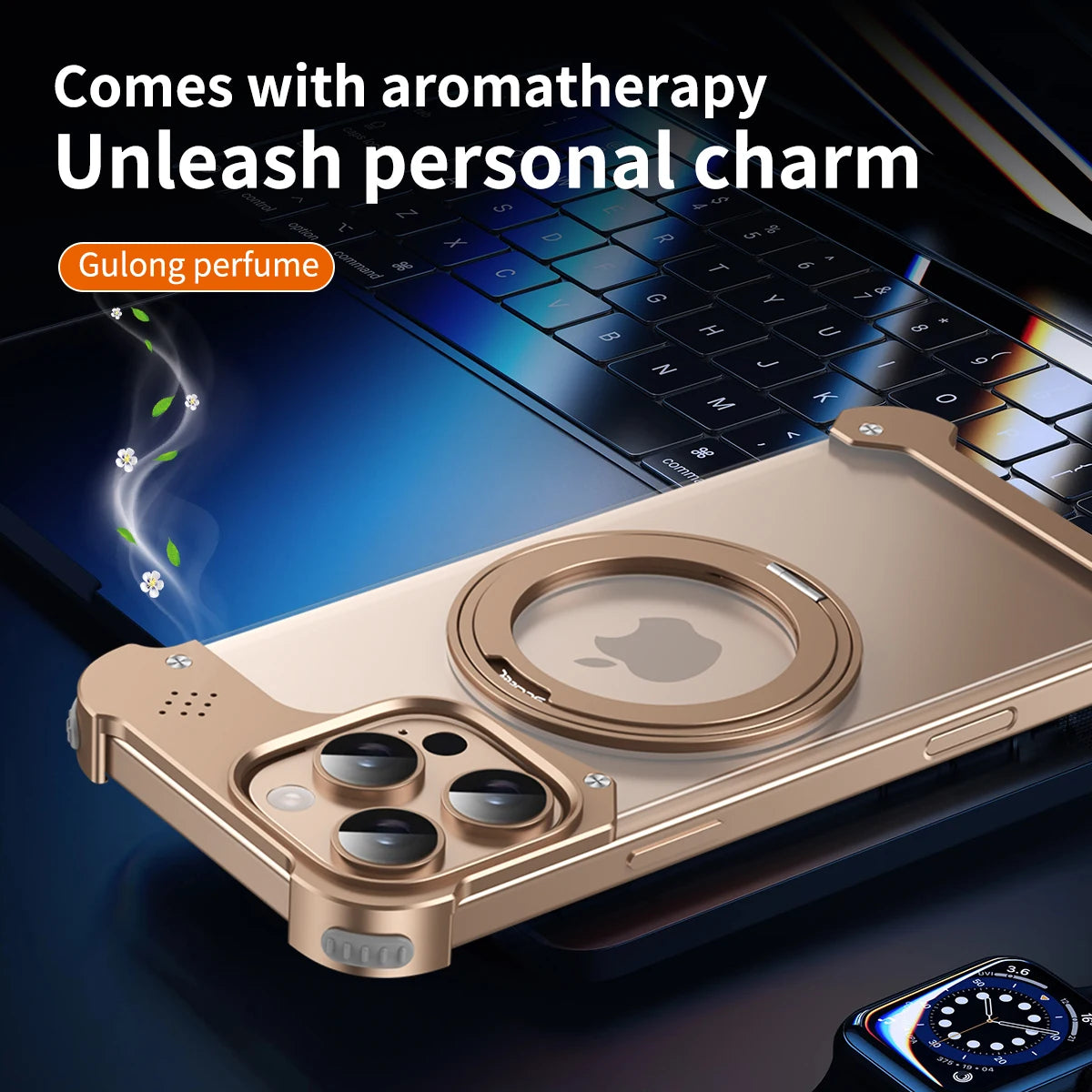 Aluminum Alloy Magnetic Bumper Case for iPhone 16 Series