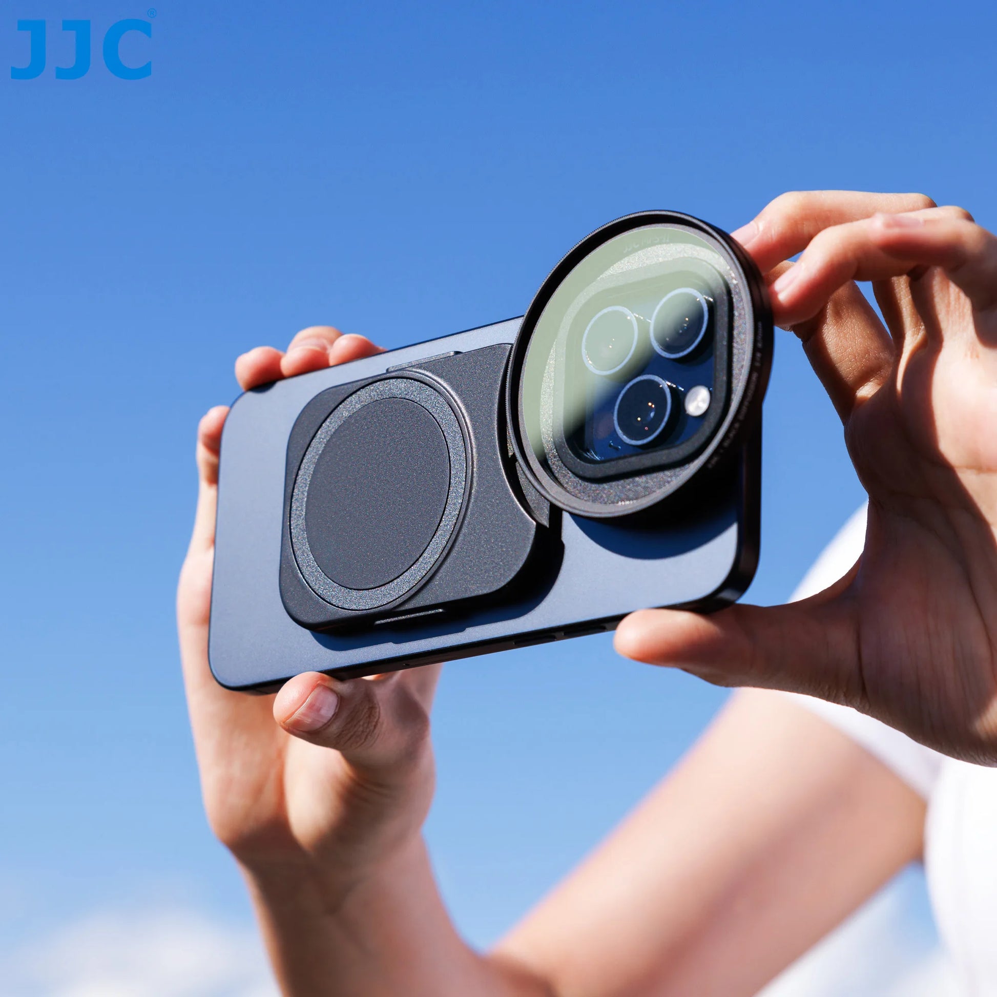 JJC 67mm Magnetic CPL Filter Adapter Kit for iPhone