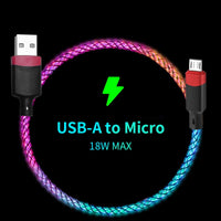 MOSHOU 100W RGB Fast Charging Cable