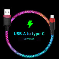 MOSHOU 100W RGB Fast Charging Cable