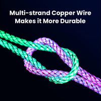 MOSHOU 100W RGB Fast Charging Cable