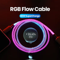 MOSHOU 100W RGB Fast Charging Cable