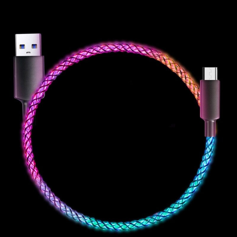 MOSHOU 100W RGB Fast Charging Cable