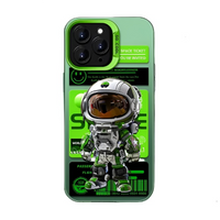 Electroplated Astronaut Phone Case for iPhone 15 Series