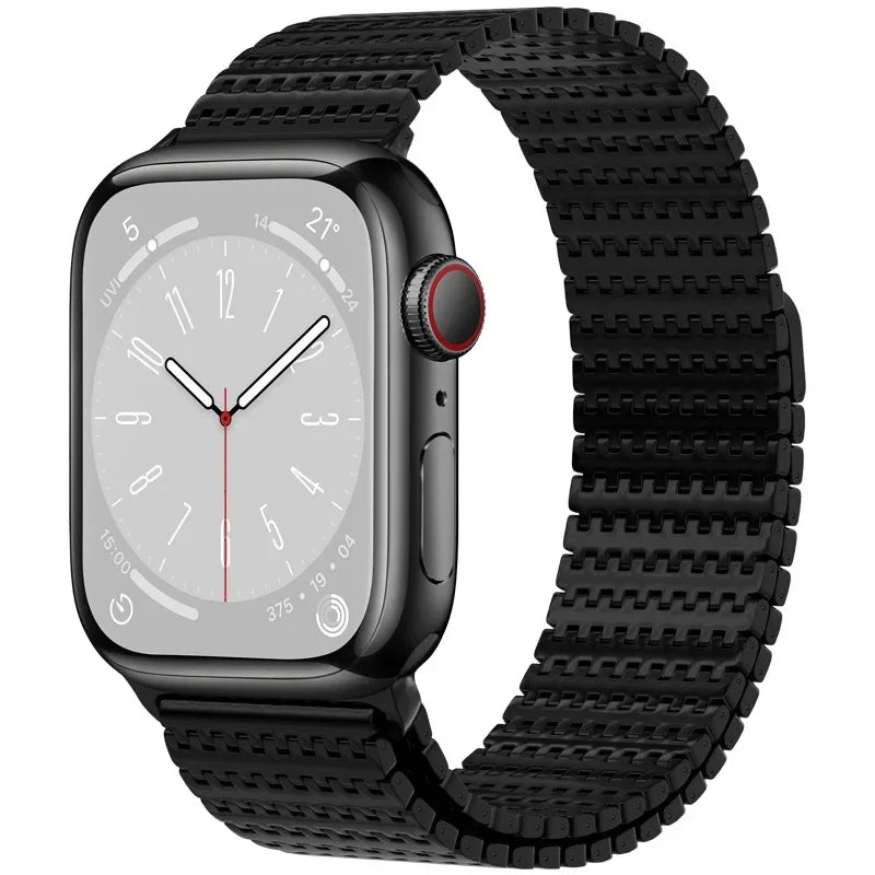 Milanese Stainless Steel Loop Strap for Apple Watch with Magnetic Clasp