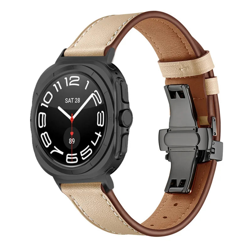 Premium Leather Strap for Samsung Galaxy Watch Ultra