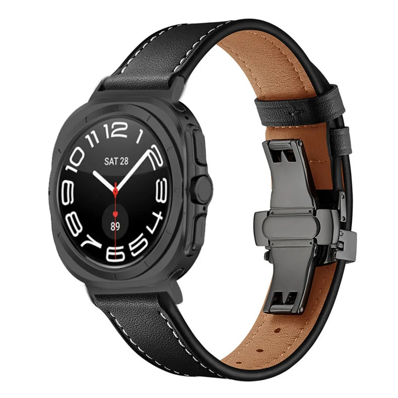 Premium Leather Strap for Samsung Galaxy Watch Ultra