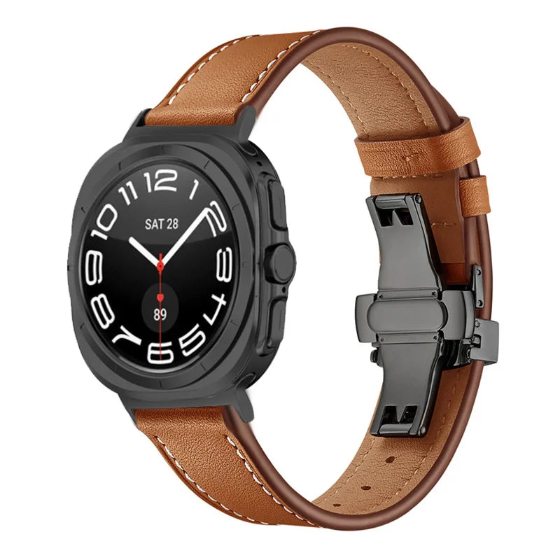 Premium Leather Strap for Samsung Galaxy Watch Ultra