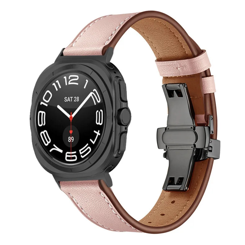 Premium Leather Strap for Samsung Galaxy Watch Ultra