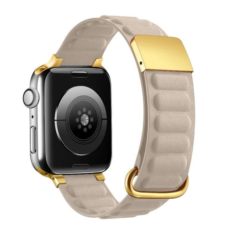 Premium Silicone Strap with Magnetic Buckle for Apple Watch