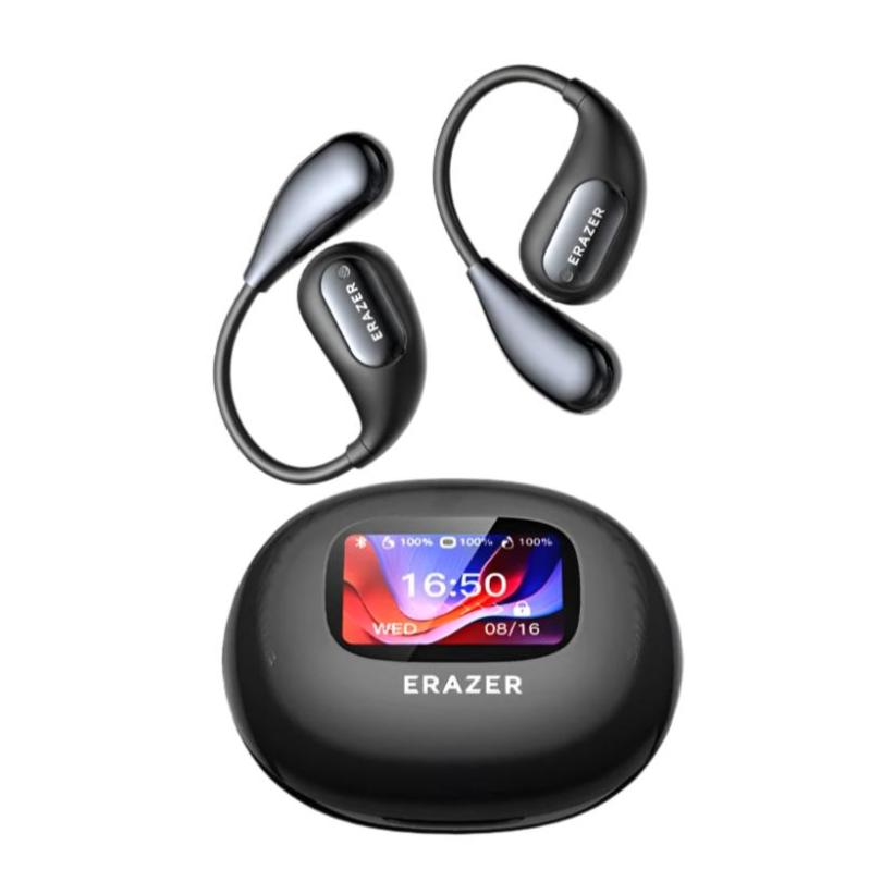 Lenovo Erazer XP7 Bluetooth 5.4 earphones with AI translation, touch screen, water and sweat resistance, and quality sound.