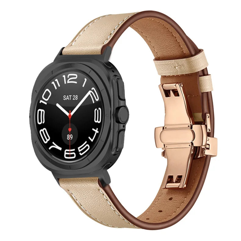 Premium Leather Strap for Samsung Galaxy Watch Ultra