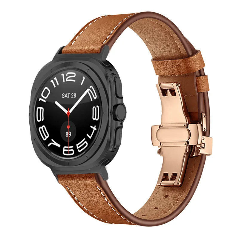 Premium Leather Strap for Samsung Galaxy Watch Ultra