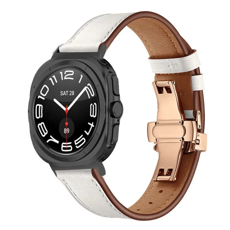 Premium Leather Strap for Samsung Galaxy Watch Ultra