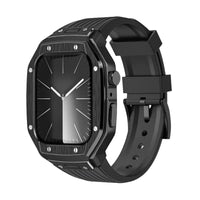 Luxury Metal Case & TPU Strap Modification Kit for Apple Watch