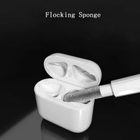 Soft Brush & Flocking Sponge Tool for Earphones