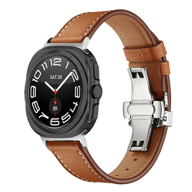 Premium Leather Strap for Samsung Galaxy Watch Ultra