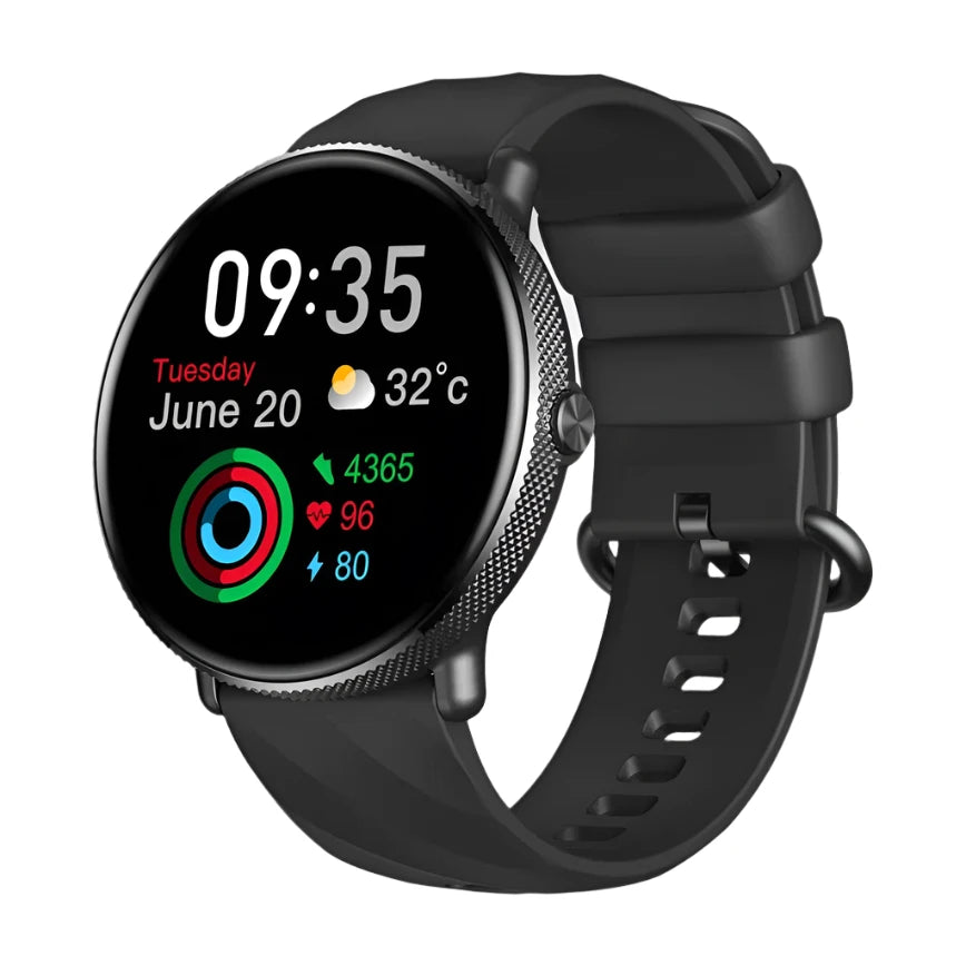 Zeblaze GTR 3 Pro Smartwatch with 1.43" AMOLED Display, Voice Calling, Health Monitoring, and Multiple Sport Modes, Black 